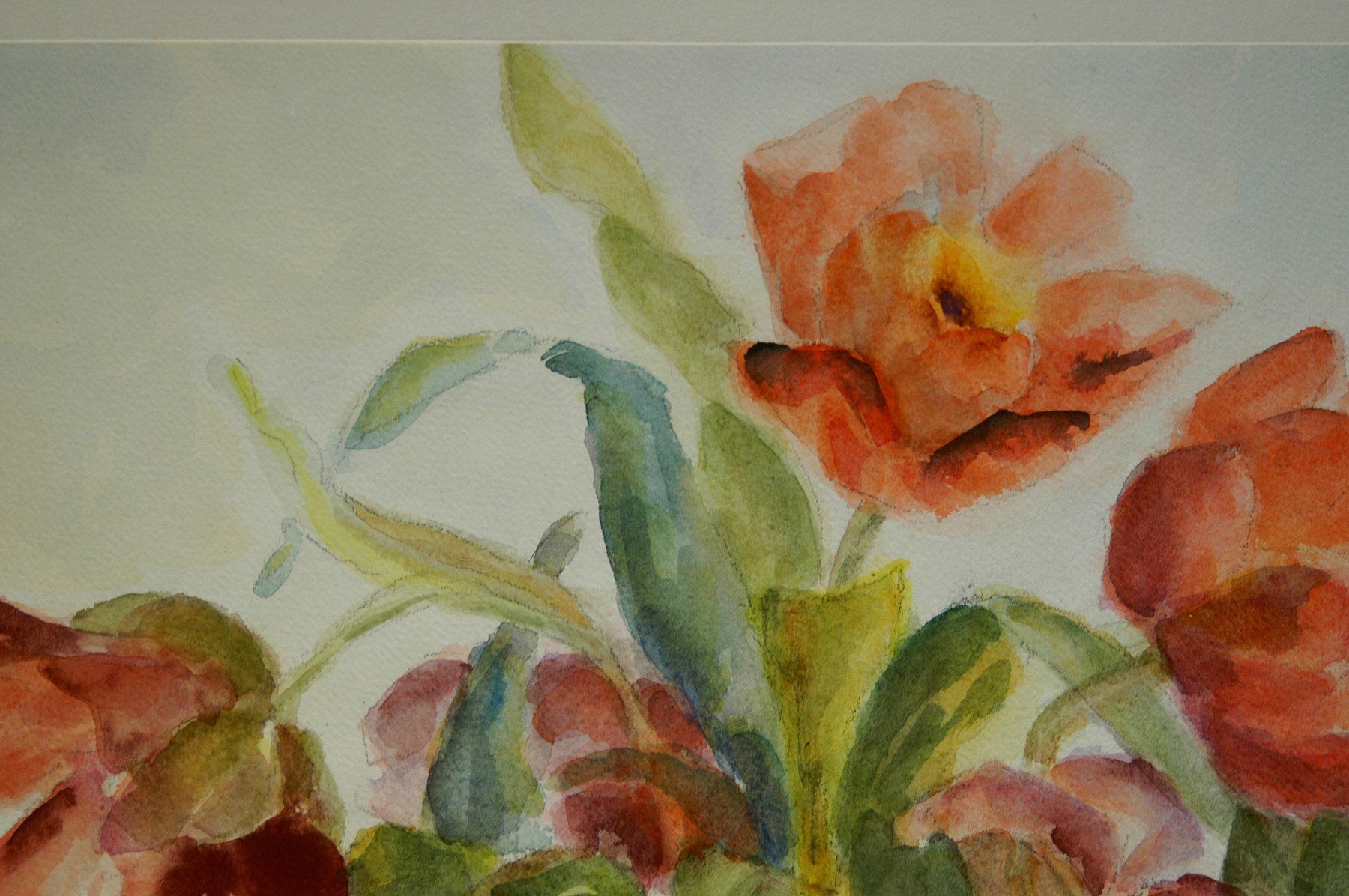Dipinti: Blumenstilleben Aquarell signiert – Usato da Herisau venduto da Wisen 4