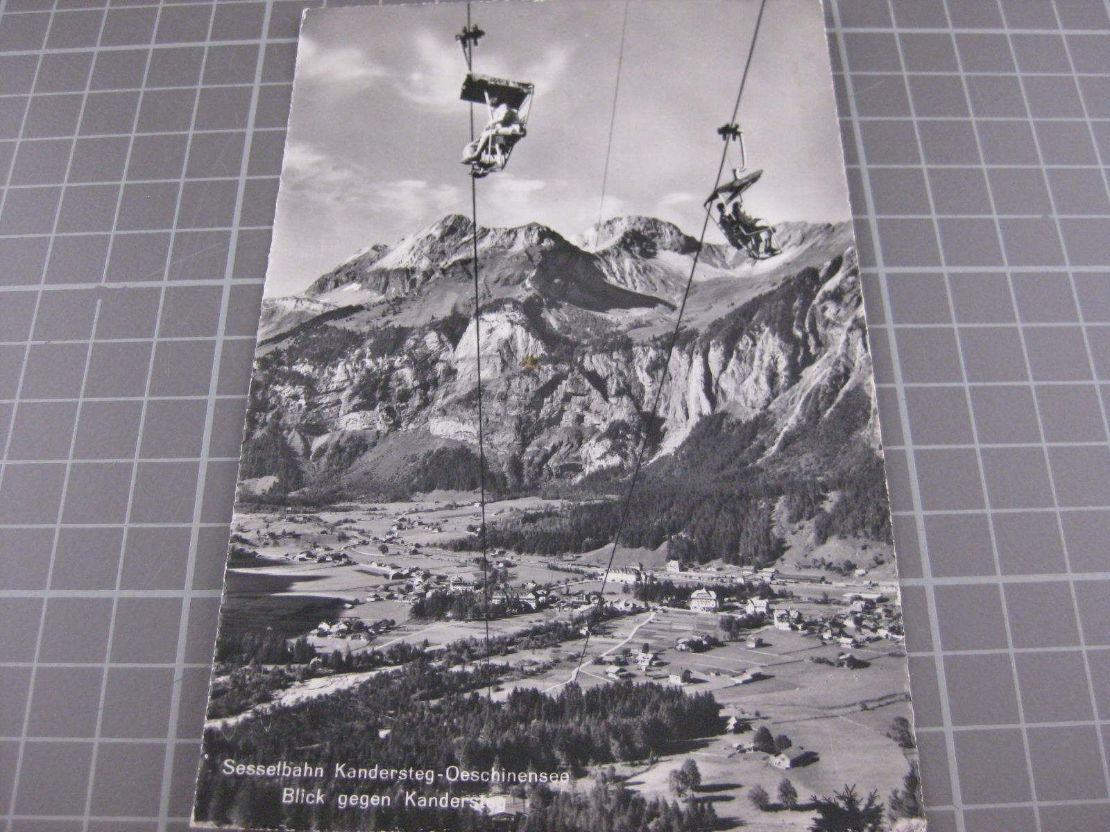 Cartoline postali: AK Kandersteg Oeschinensee mit Bahn – Usato da Malters venduto da Marosko