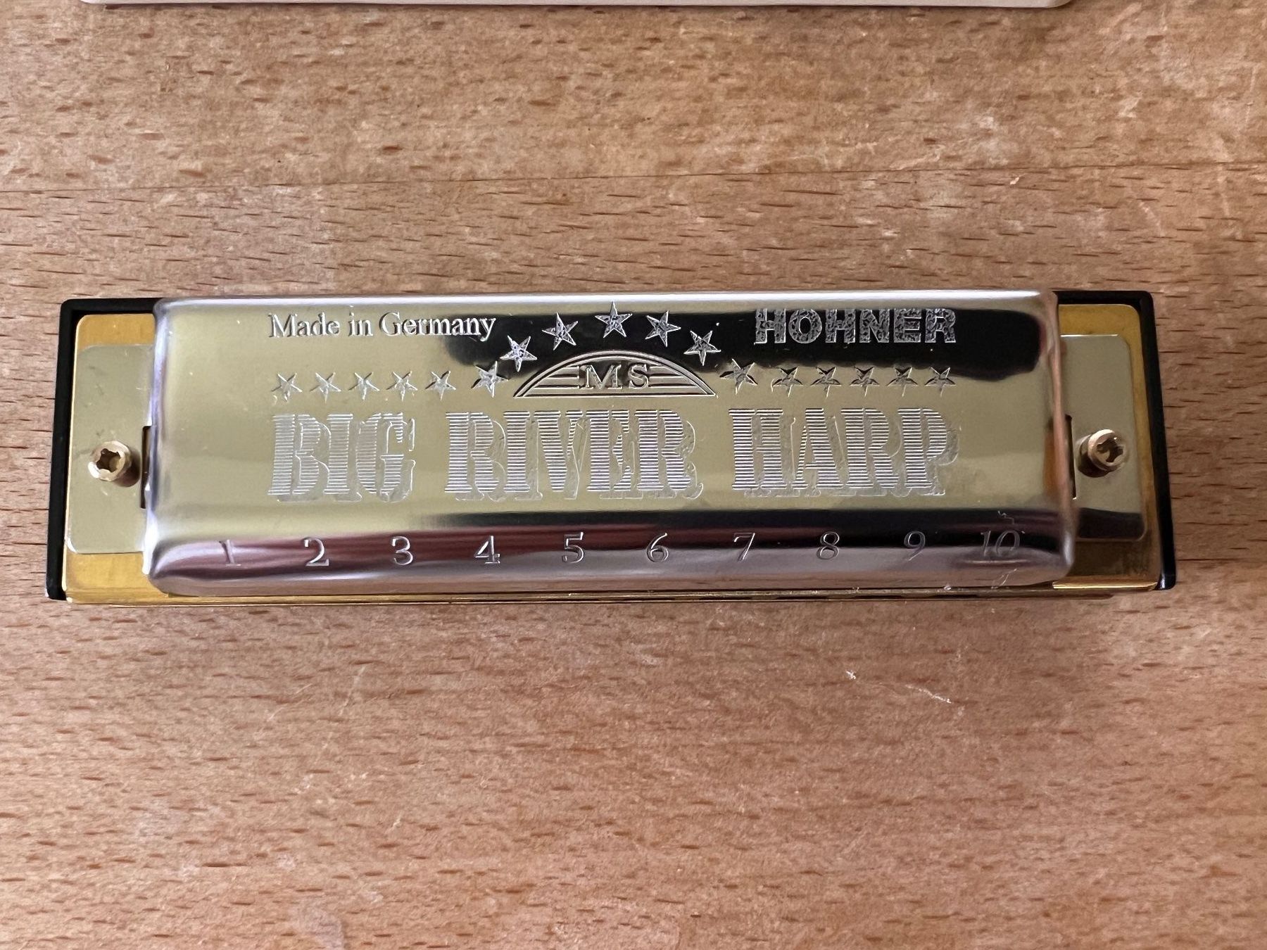 Hohner Musikinstrumente: Hohner Big River Harp Mundharmonika – Gebraucht aus Arlesheim von Haks