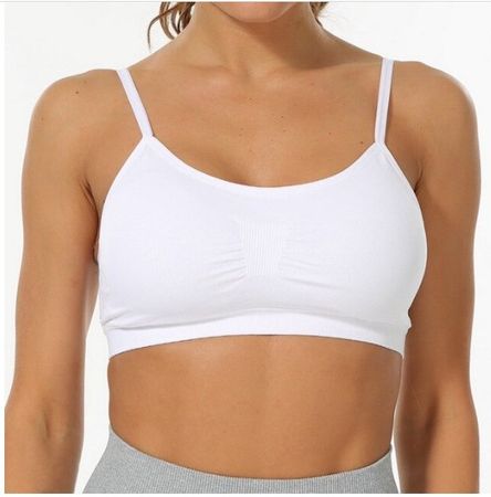 NEUER Bustier weiss mit BH Cups für Gr. XS & S - 221447