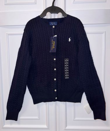 Ralph Lauren girls cardigan sweater Jäckli 12 14 Y 150 NEW