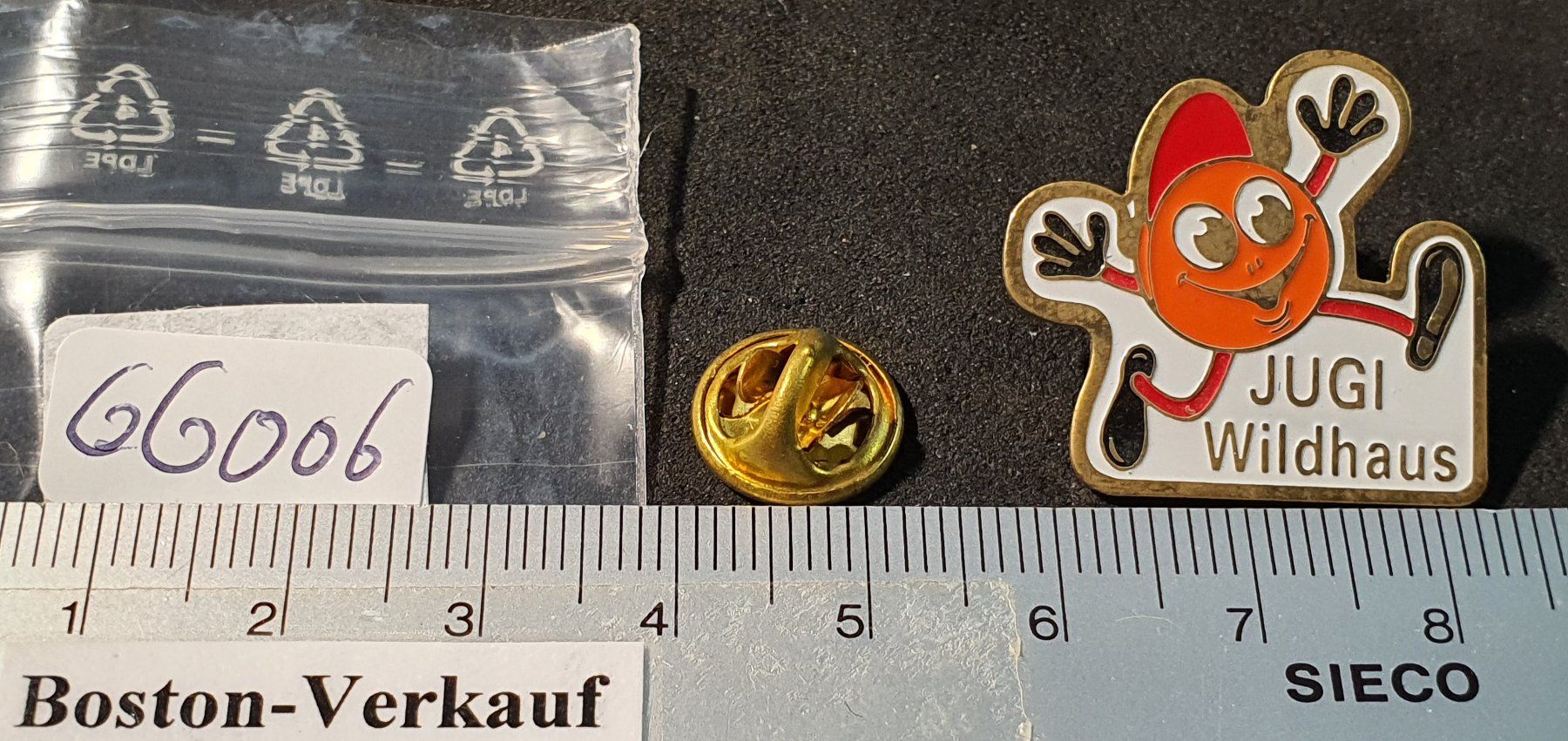 Plaketten & Abzeichen: GG006 - Pin JUGI Wildhaus – Gebraucht aus Reinach BL von Boston-Verkauf 1