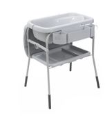 Babybadewanne mit Ständer grau guter Zustand