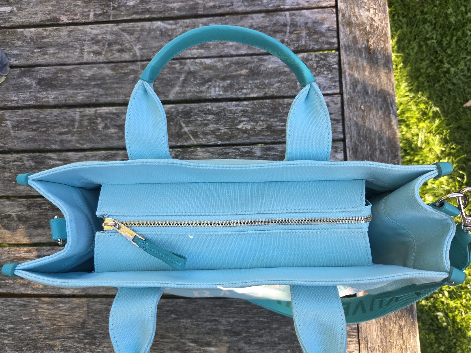 Borse da donna: KUVÉ grosse Handtasche Türkis – Usato da Eglisau venduto da ixia_ixia 3