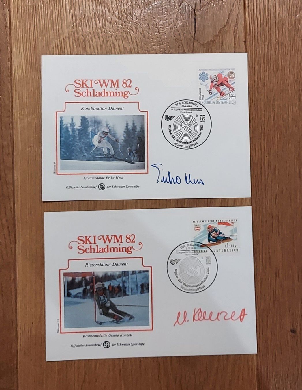 Tutti i francobolli: Ersttagsbriefe Ski-WM 1982 Schladming – Nuovo (secondo la descrizione) da Speicherschwendi venduto da Mountain010 1