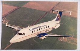 Postcard Beech 1900D Continental Express
