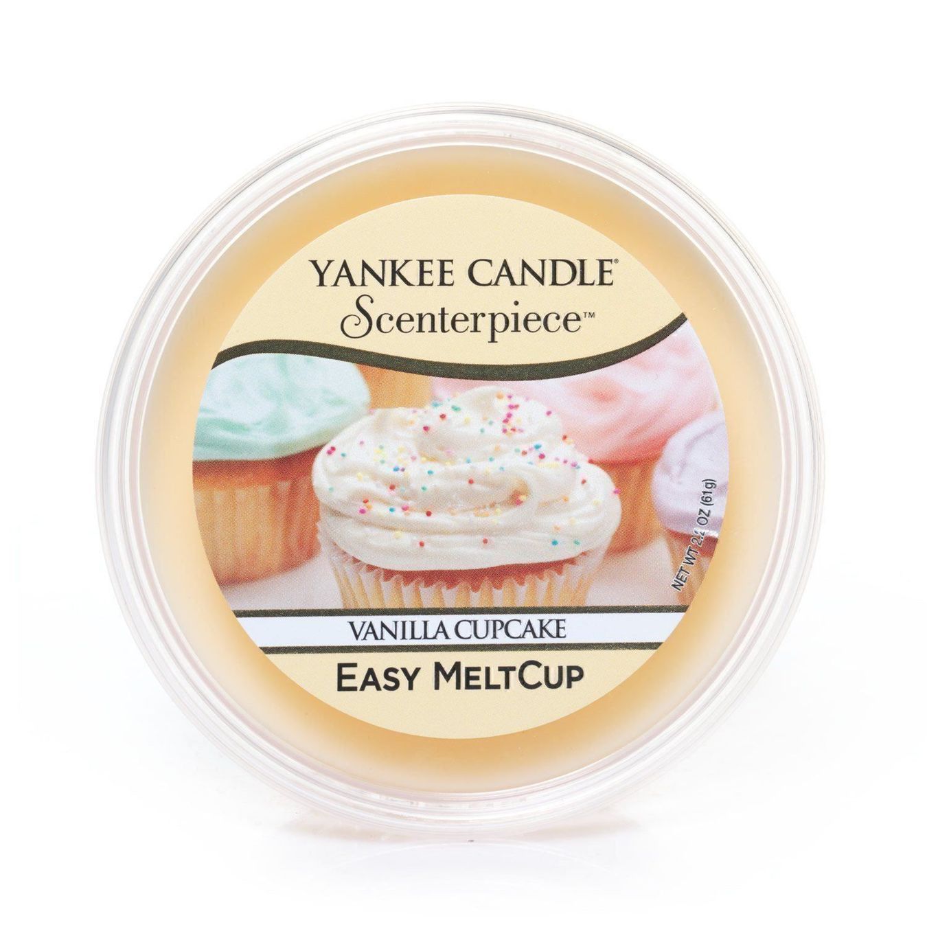 Yankee Candle Candele: Yankee Candle Vanilla Cupcake Melt Cup – Nuovo e nell'imballaggio originale da Langwiesen venduto da rtWebshop