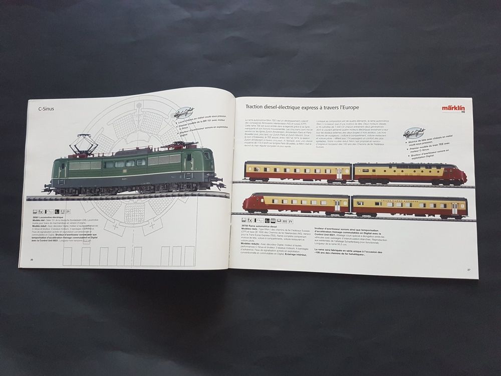 3 livres sur le train dont Marklin , Vente aux enchères : Jouets