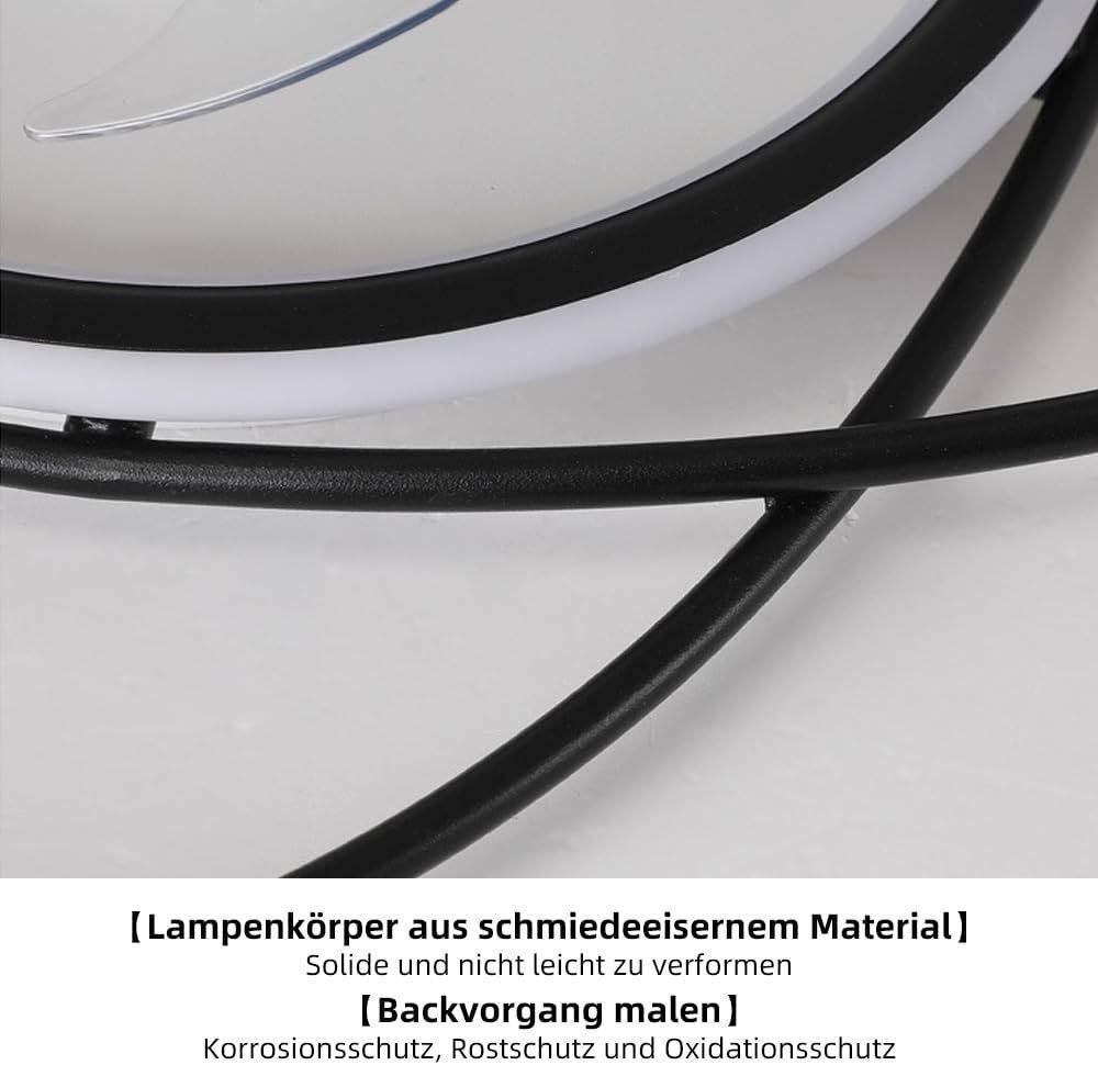 Lampadari & plafoniere: Deckenventilator mit Lampe 58 cm LED dimmbar schwarz – Nuovo e nell'imballaggio originale da Zürich venduto da ausverkauf50 5