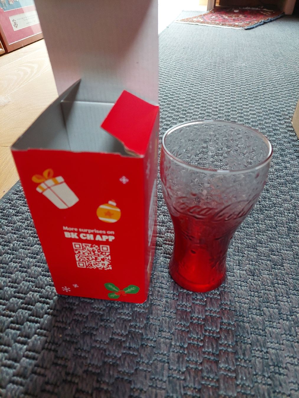 Bicchieri: Coca-Cola bicchiere burgerking – Nuovo e nell'imballaggio originale da Davesco-Soragno venduto da Mr.No