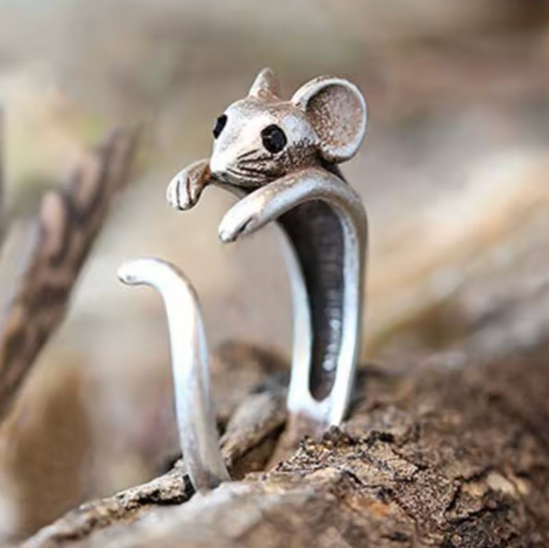 Anelli: Kleine Maus Ring Verstellbar – Nuovo e nell'imballaggio originale da Eschenbach SG venduto da ...- 1