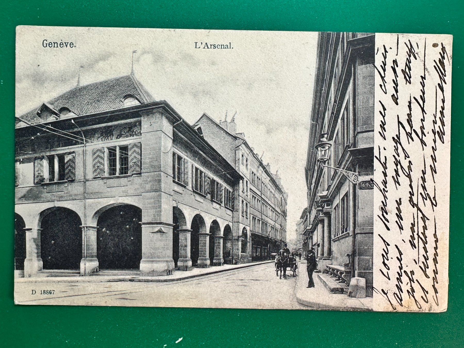 Cartes postales: Genève - l'Arsenal – D'occasion à Steg VS par danwer74