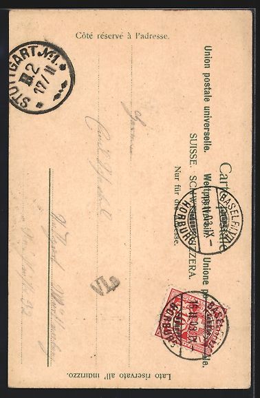 Cartoline postali: AK Basel, Partie an der Pauluskirche – Usato da Berlin venduto da bartko-reher 1