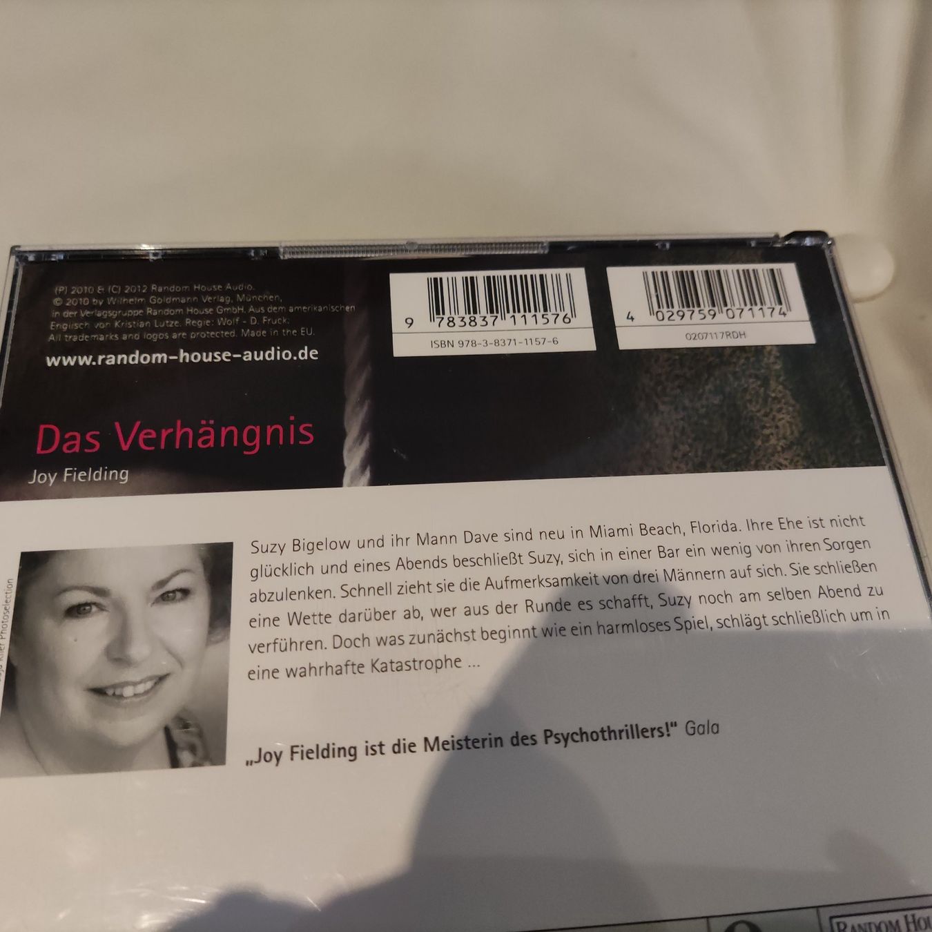 Audiolibri: Joy Fielding - Das Verhaengnis Hörbuch - CD – Usato da Solothurn venduto da Csw1 1