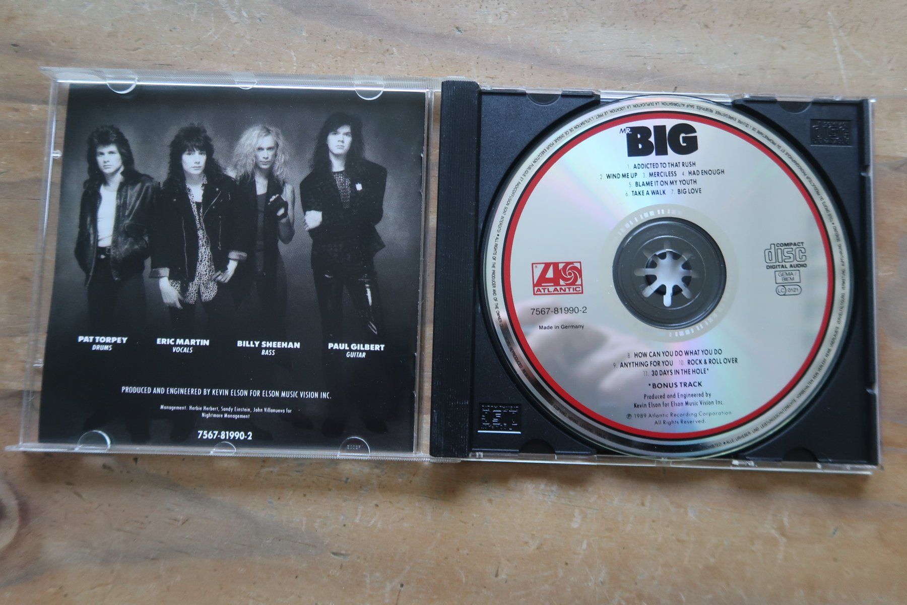 CD: MR. BIG - ST  - mit BONUS TRACK - CD – Usato da Basel venduto da Patiscat 3
