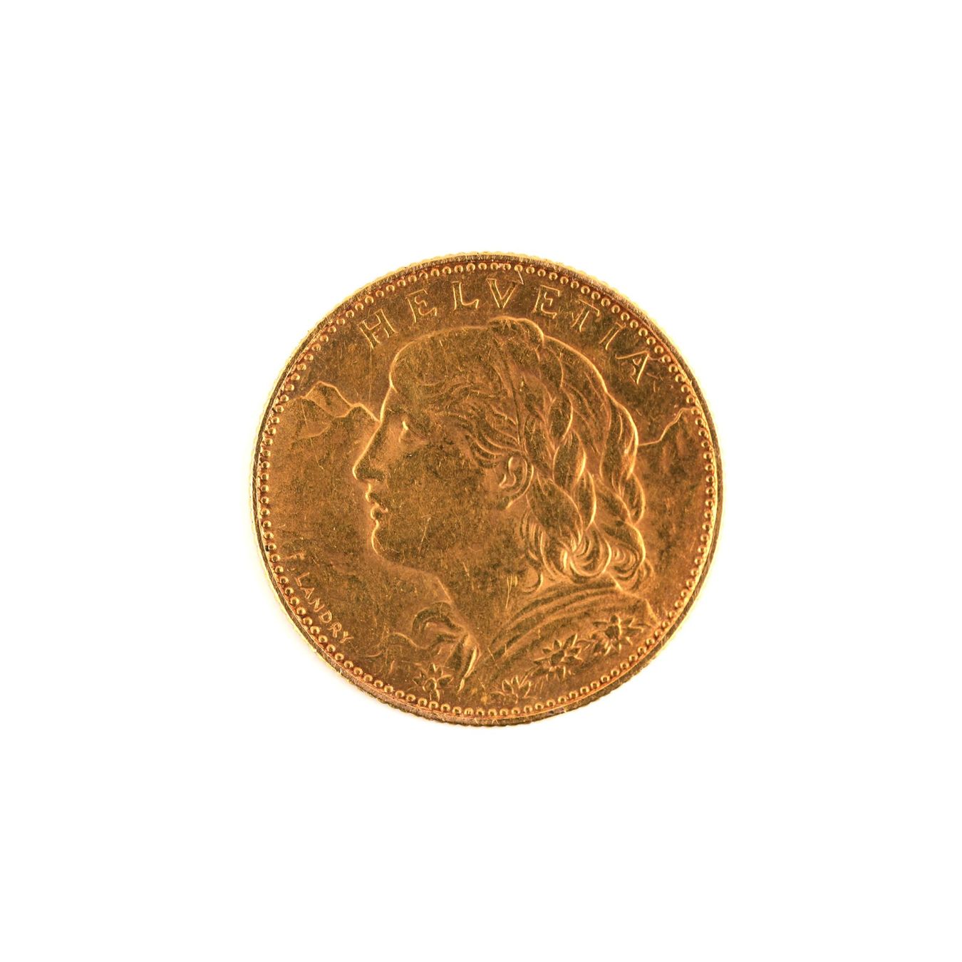 Tutti le monete: Goldvreneli 10Fr 1913 – Usato da Basel venduto da Edelmetallhaus.com 1