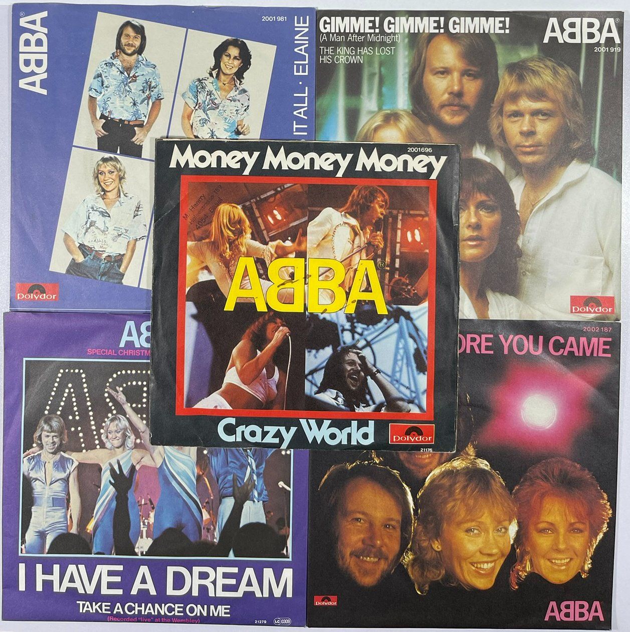 Vinyles: 5 Singles von ABBA – D'occasion à Frenkendorf par Yard-Sale-2000
