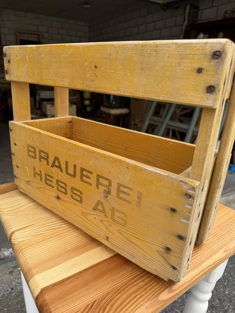 Casse di trasporto: Holz-Kiste Brauerei Hess AG,  – Usato da Plasselb venduto da SeislerBrocki 1