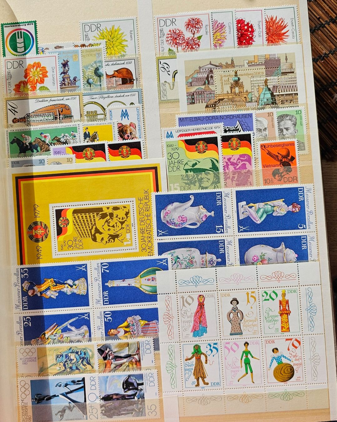 Tutti i francobolli: Sammlung Briefmarken  DDR ** – Nuovo (secondo la descrizione) da Les Valettes venduto da Nuba1