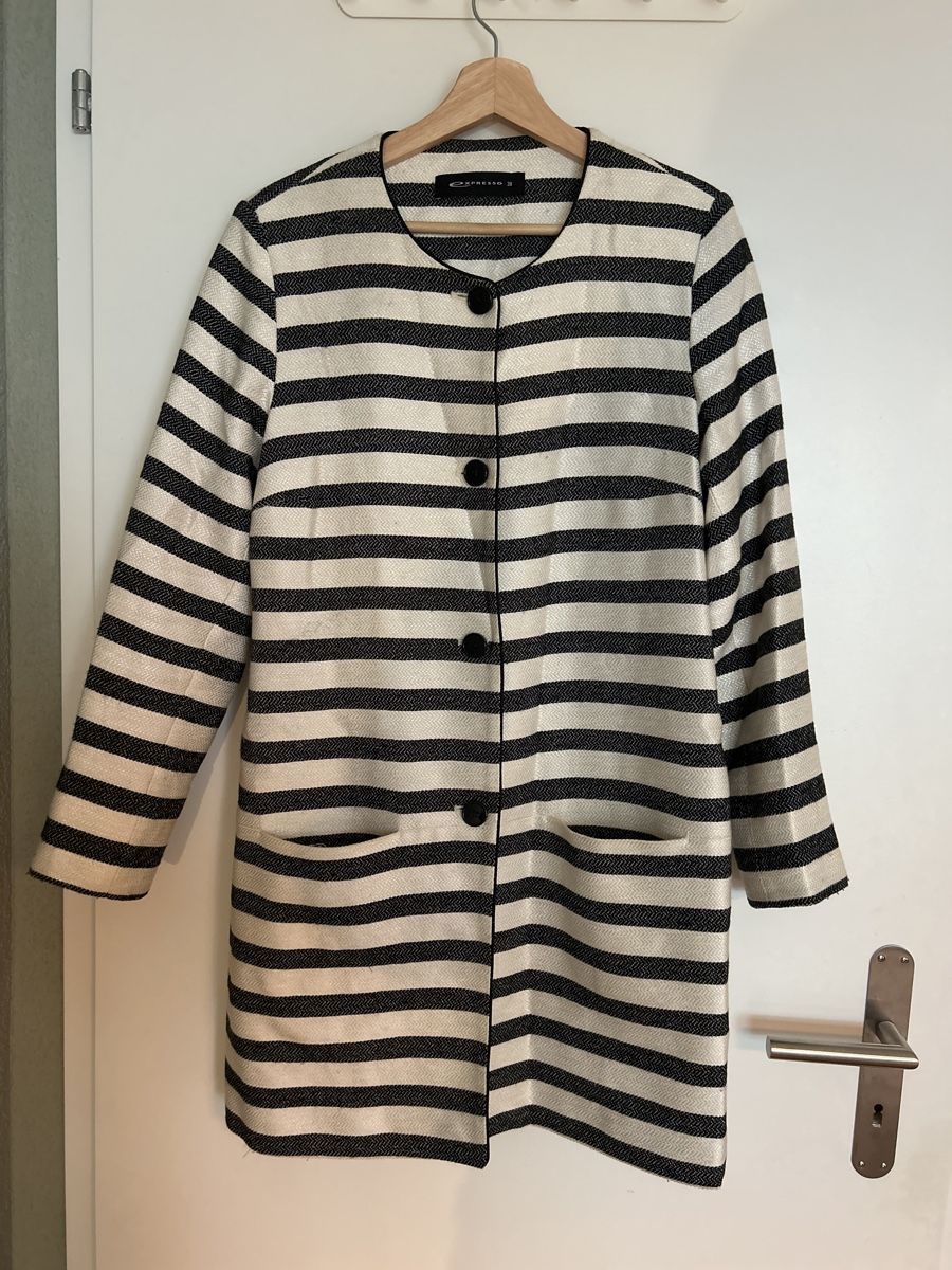 Cappotti: Expresso Stripped coat. Size 38. Great condition! – Usato da Oberengstringen venduto da tal_t5f9