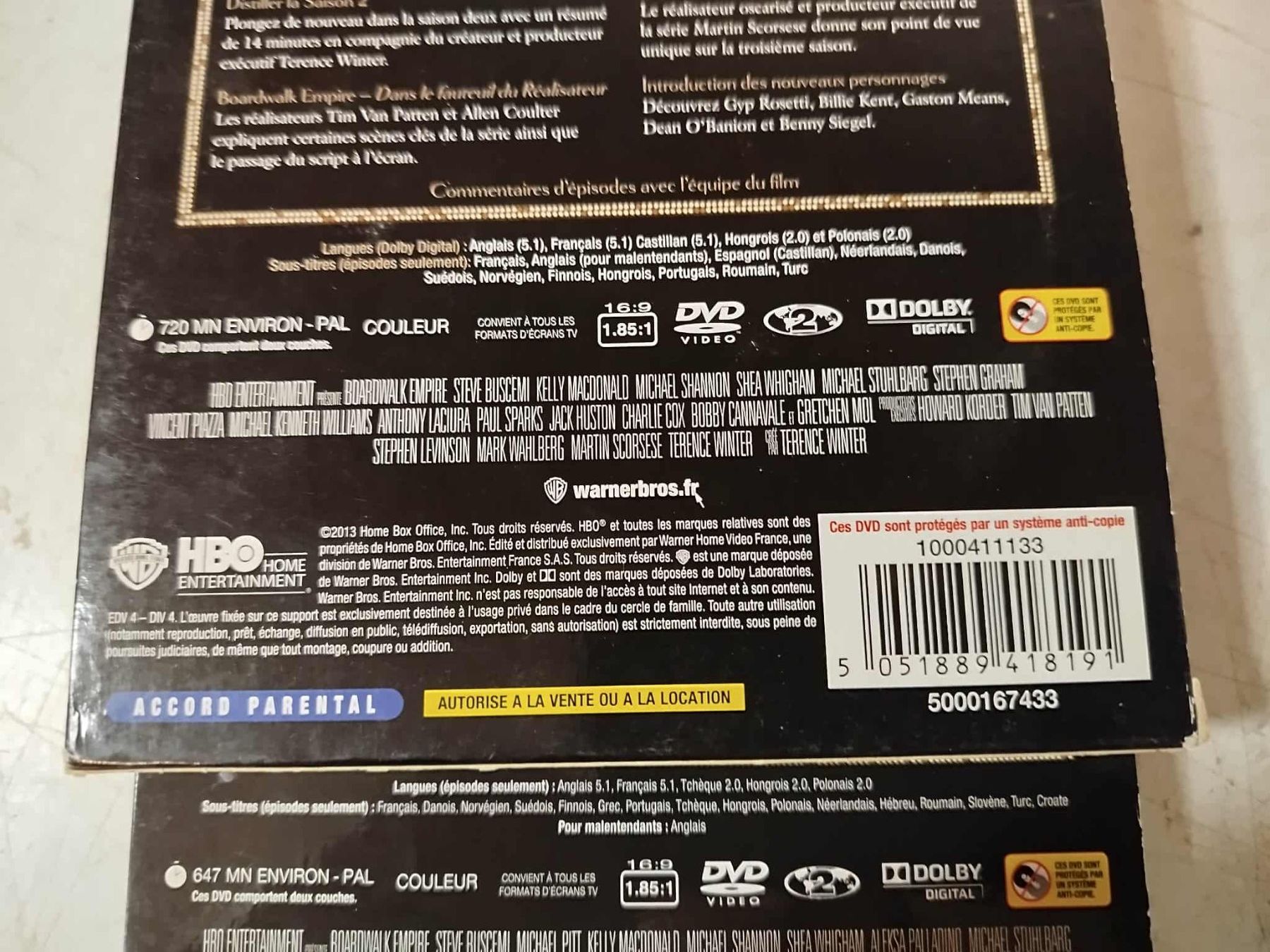 Tutti i DVDs: DVD Boardwalk Empire  Saison 1-5 – Usato da La Chaux-de-Fonds venduto da Emmaus2300CDF 4