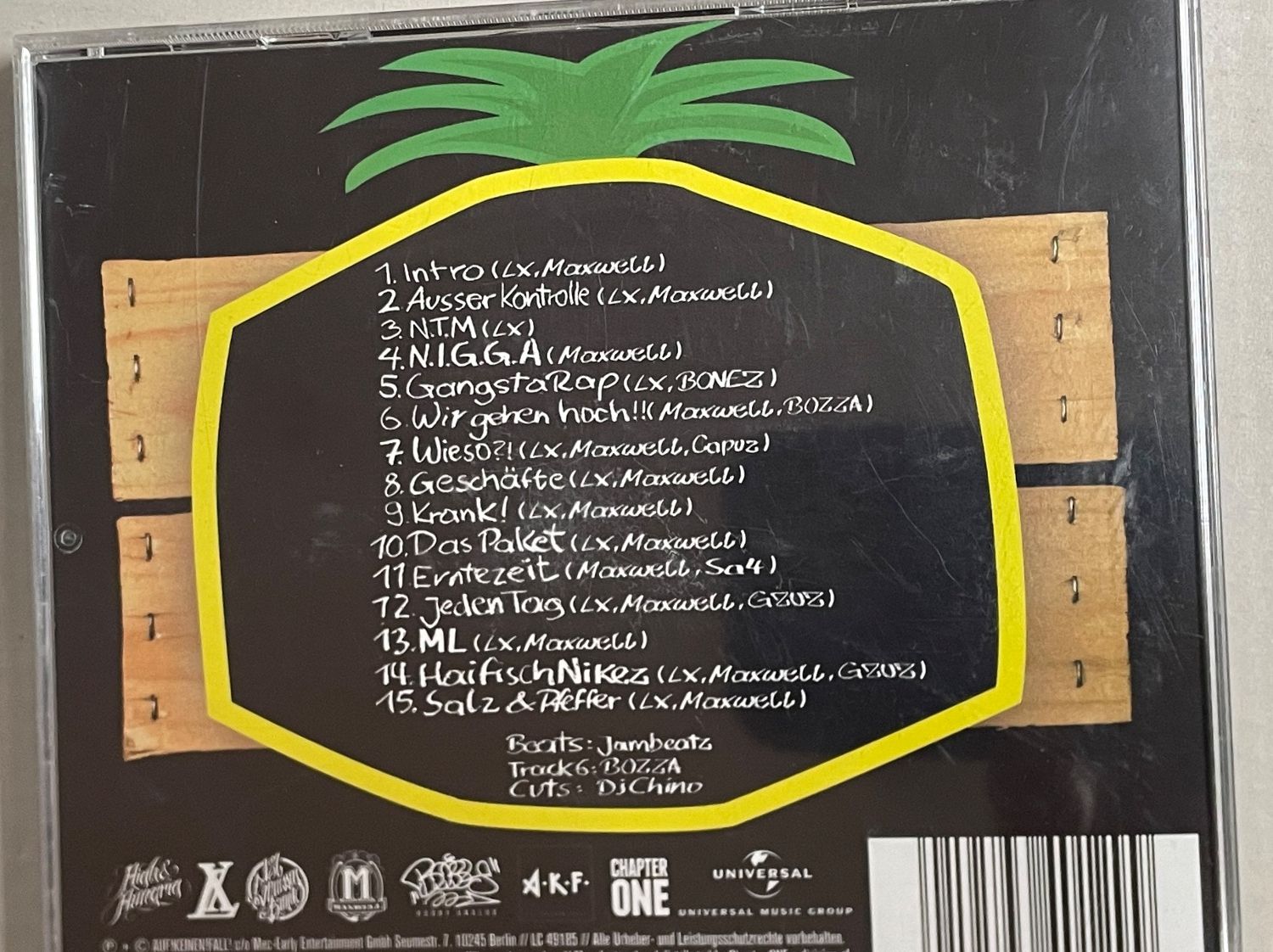CDs: LX Maxwell - Obststand CD - Deutschrap - Top – Gebraucht aus Muri b. Bern von AdidasCollector 1