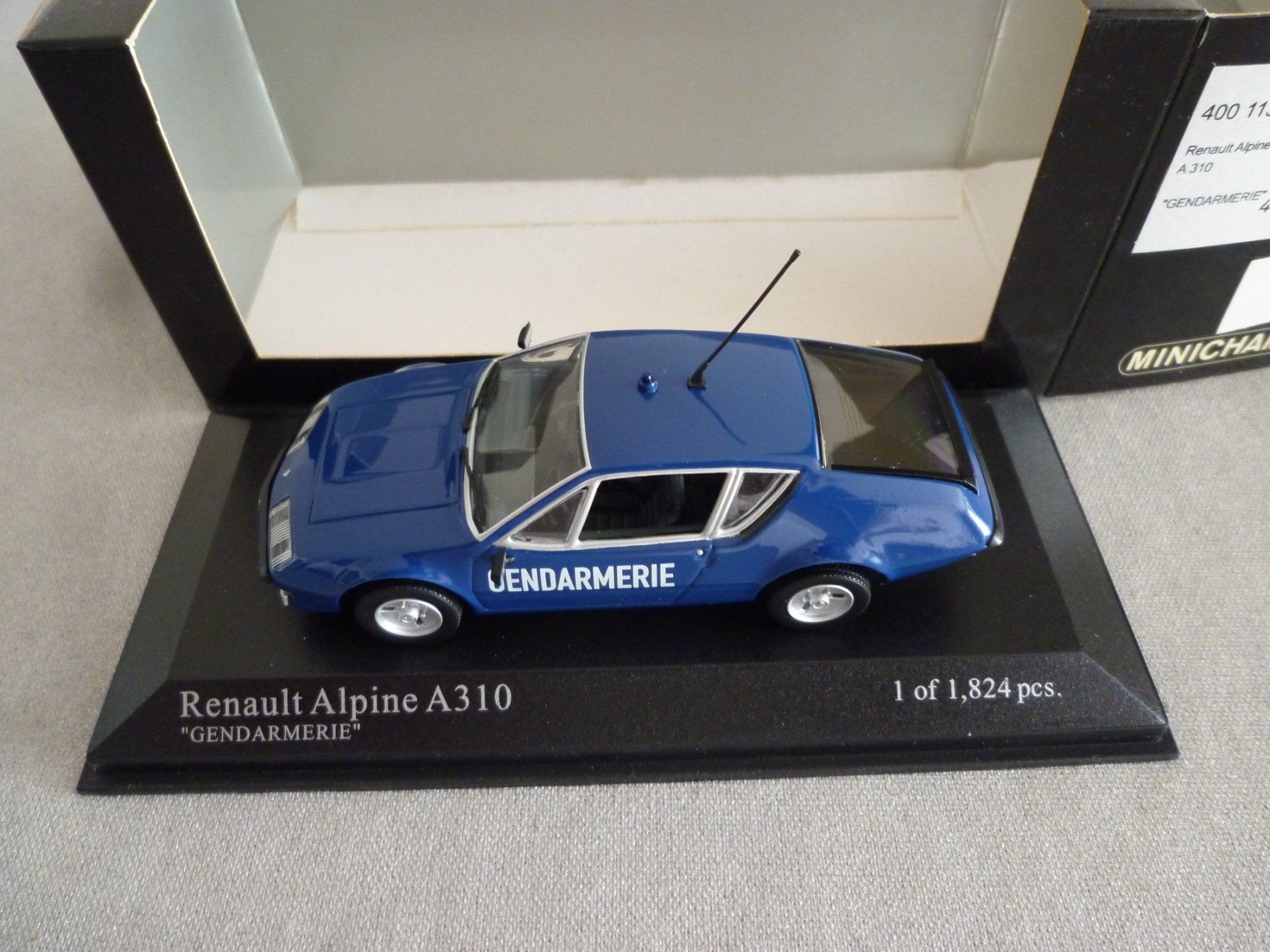Renault Modellautos: Renault Alpine A310 "Gendarmerie" – Neu und originalverpackt aus Flawil von Imperiosud 5
