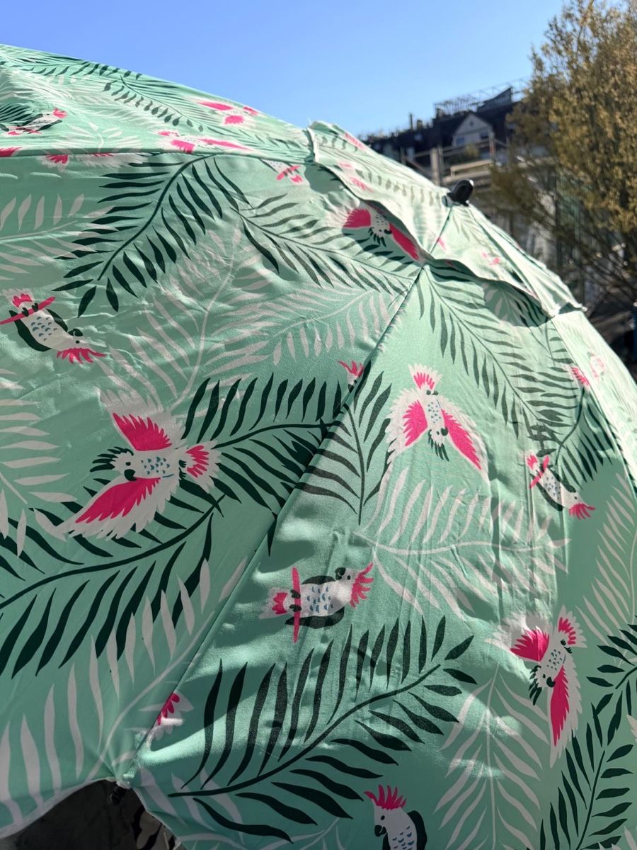 Sonnenschirme: Sonnenschirm tropischen Muster – Gebraucht aus Luzern von lang30 1