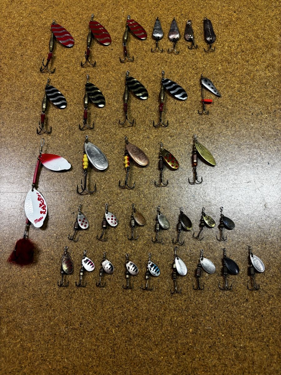 Köder: 33 Spinner und Löffel – Gebraucht aus Rheinfelden von Fisch223. 2