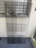 Gitterelement Kleintiergehege schwarz guter Zustand