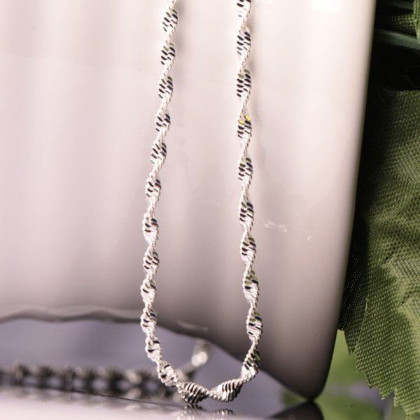Ketten: 2WT31-925 Sterling Silber Halskette 55cm – Neu und originalverpackt aus Bellach von Swisso-Be1 1