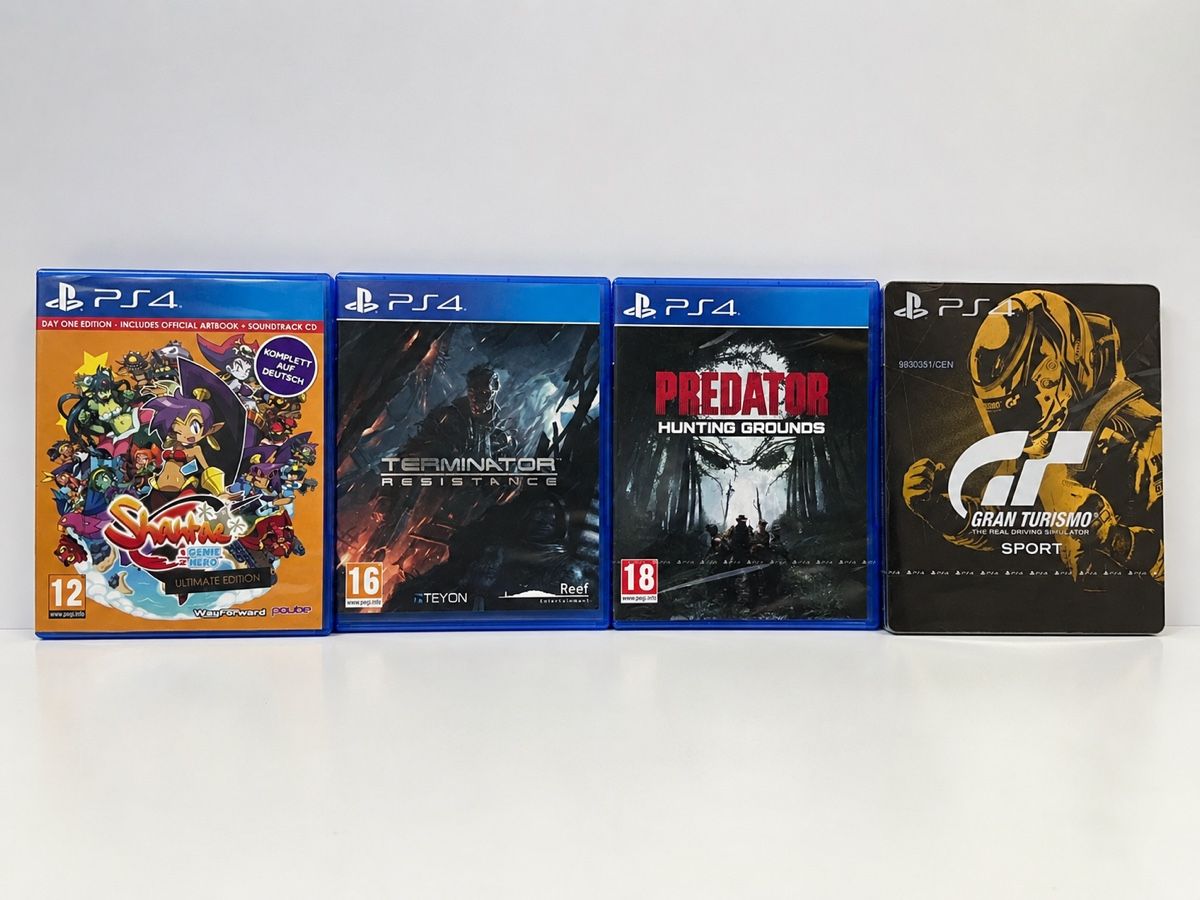 Sony Giochi: PS4 Spiele: Shantae, Terminator, Predator, Gran Turismo – Nuovo e nell'imballaggio originale da Fischbach-Göslikon venduto da n4pulit4n