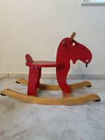 Schaukelrentier rot Holz Kinder gut erhalten