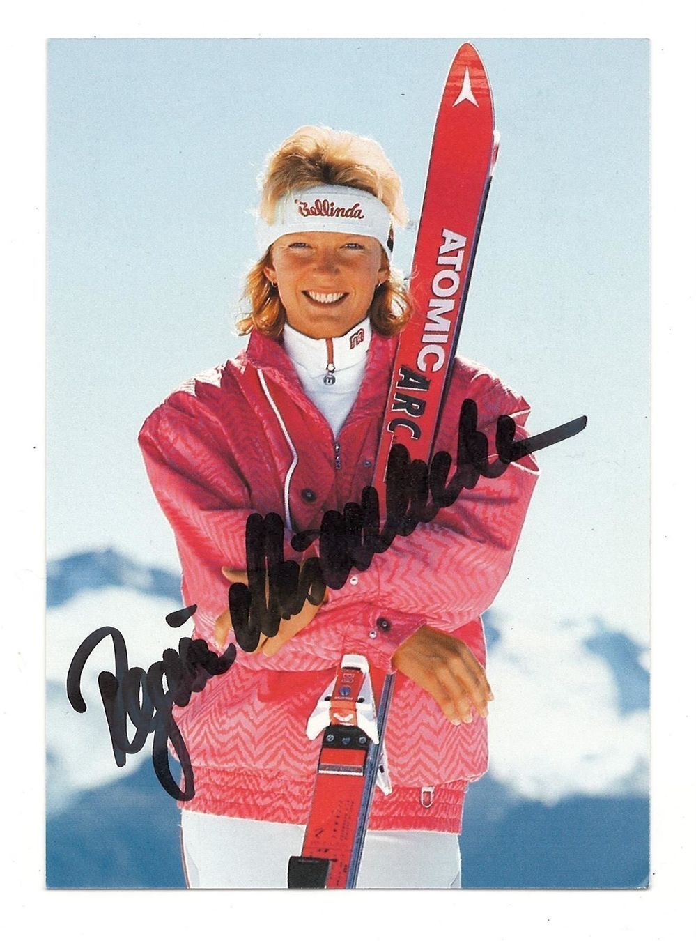 Autogramme: REGINE MÖSENLECHNER SKI ALPIN AUTOGRAMM – Gebraucht aus Basel von verano1000