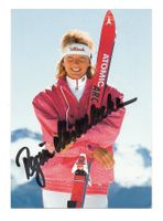 REGINE MÖSENLECHNER SKI ALPIN AUTOGRAMM
