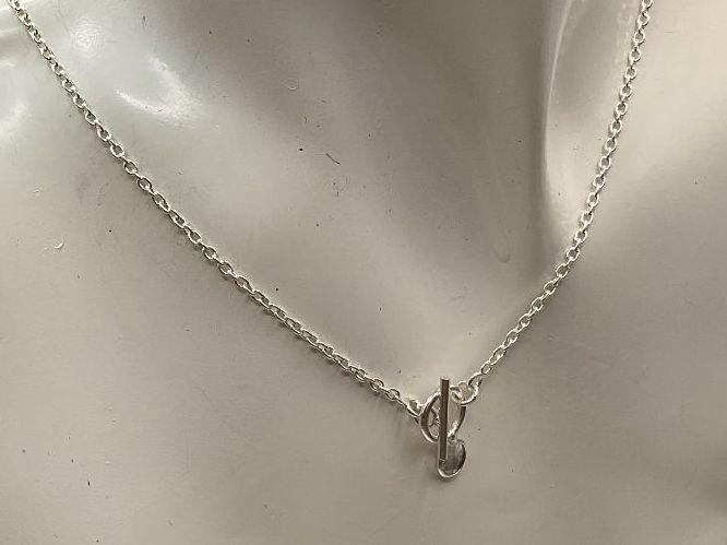 Ketten: Echter Polkidiamant an Silbercollier – Neu (gemäss Beschreibung) aus Luzern von S.Kern01