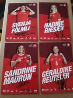 Set  - 4x handsignierte SFV Autogrammkarten ⚽🇨🇭