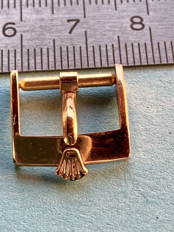 Boucle ETERNA Plaquée Or 16 Mm - Logo Classique - Acier Inoxydable - Neuf Étiqueté