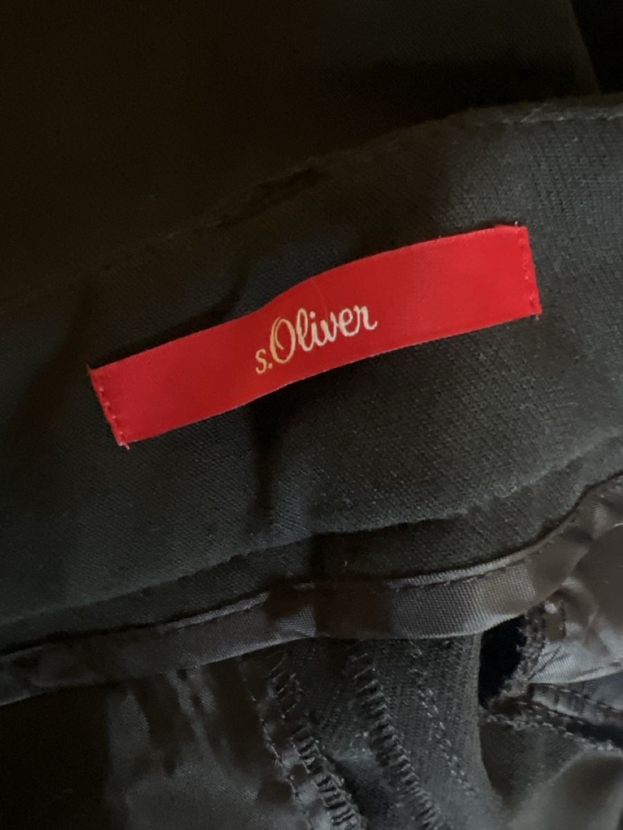 S.Oliver Hosen: Schwarze S.Oliver Stoffhose, Gr. 34/32 – Neu und originalverpackt aus Linden von Annelie12 5