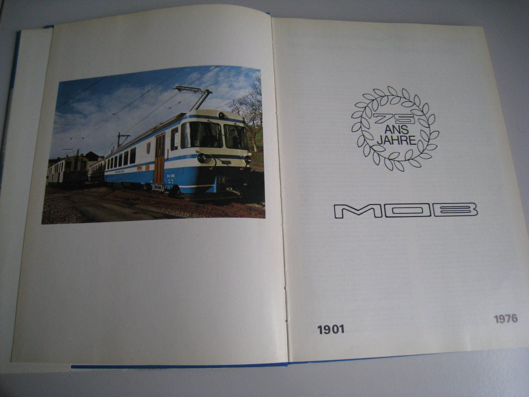 Libri: 75 Jahre M O B  1901 bis 1976 – Usato da Buchs ZH venduto da swiss-train 1