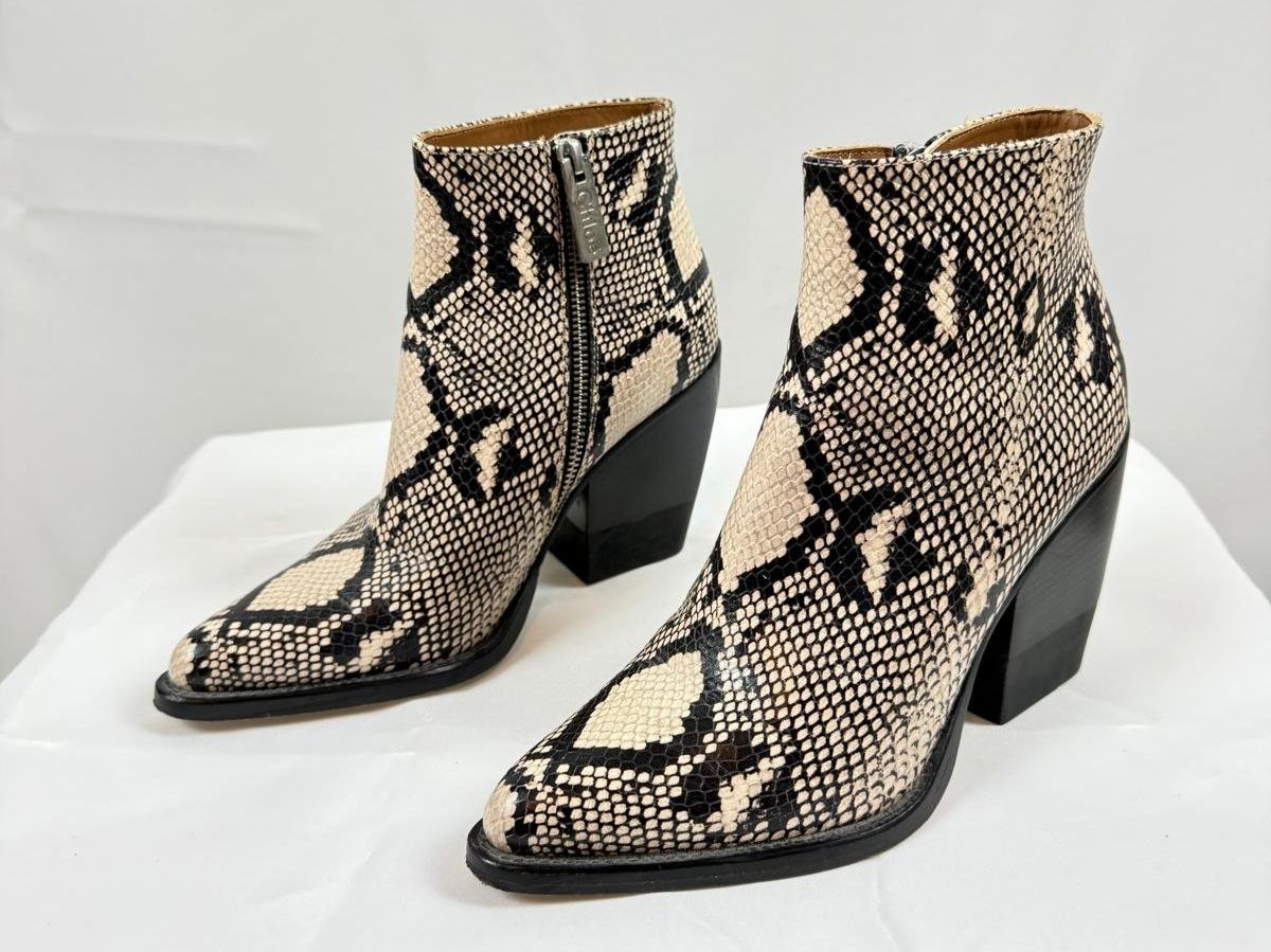 Chloé Scarpe da donna: Chloé Stiefeletten, Echtleder, Gr. 38 – Usato da Oberarth venduto da SSS. 5