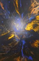 Abstraktes Bild von mir gemalt 60x40