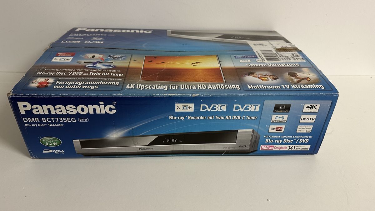 Registratori: Panasonic DMR-BCT735EG Blu-ray Recorder - Neu – Nuovo (secondo la descrizione) da Uster venduto da Rtvburkhardt