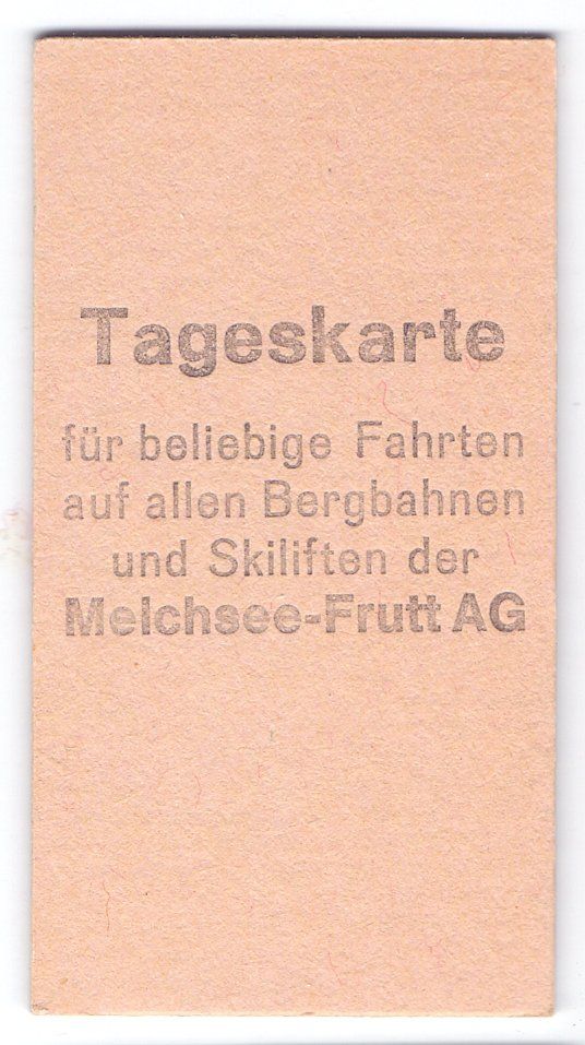 Biglietti: Billette Luzern A - Melchsee - Frutt alter Skipass – Usato da Langenthal venduto da Sammlungs_aus 1