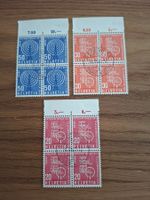 Dienstmarken: 4er Blocks: UIT