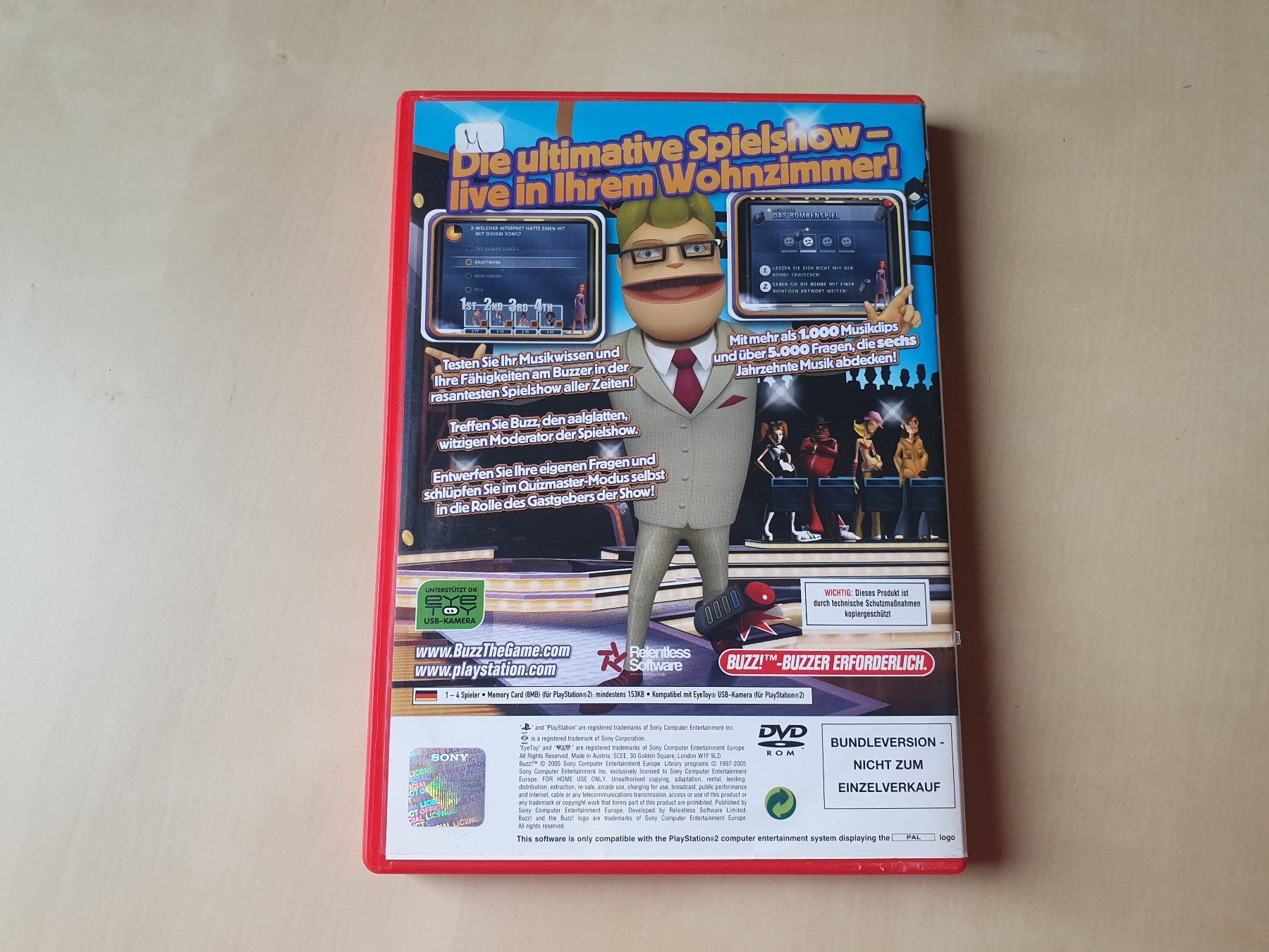 Sony Giochi: Buzz Das Musik Quiz – Usato da Stansstad venduto da collectorsshop 1
