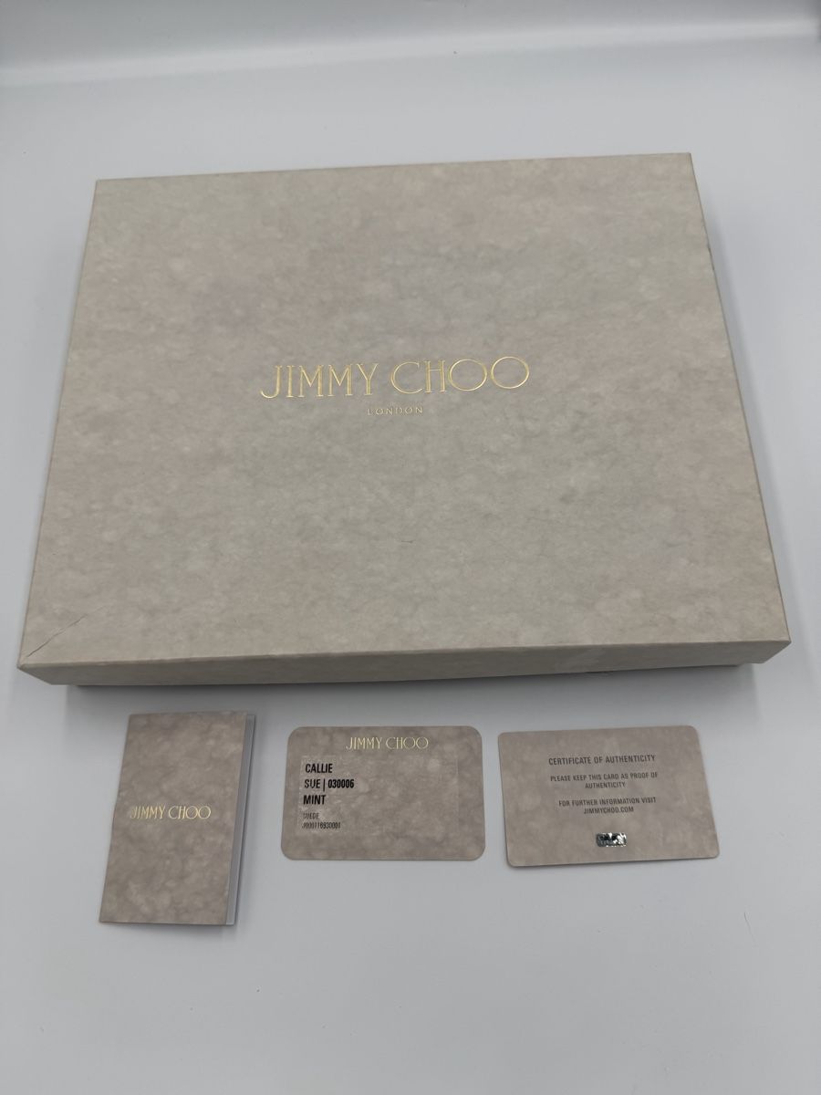 Jimmy Choo Borse da donna: Sac Jimmy Choo - Callie Suede - Daim Mint – Nuovo e nell'imballaggio originale da Versoix venduto da WatchesGeneva 6