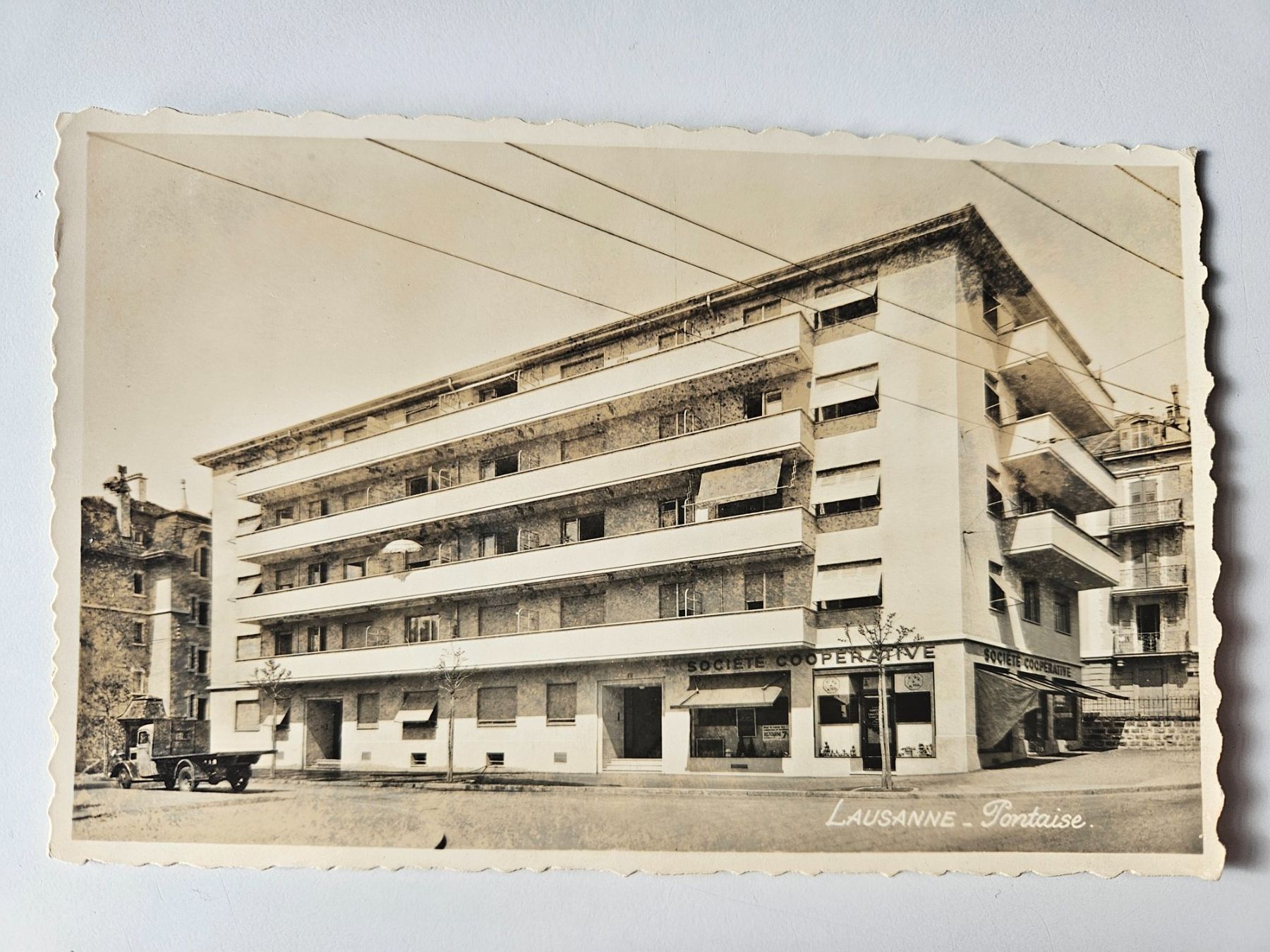 Cartoline postali: Lausanne - Pontaise - env. 1950 - Schüpbach – Usato da Echandens venduto da annegug
