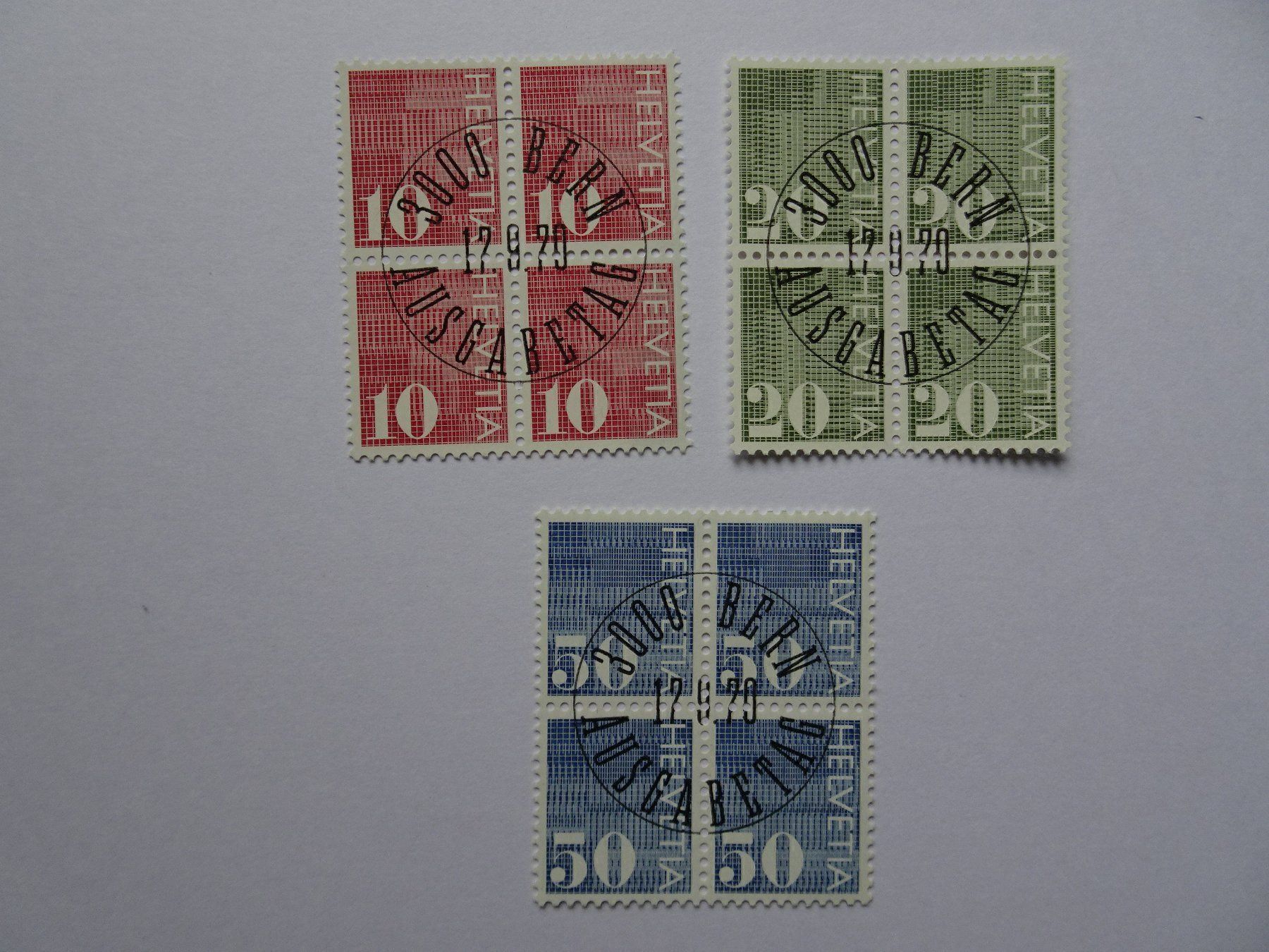 Alle Briefmarken: 1970 Rollenmarken – Neu (gemäss Beschreibung) aus Aadorf von Chnorli-Furz 1