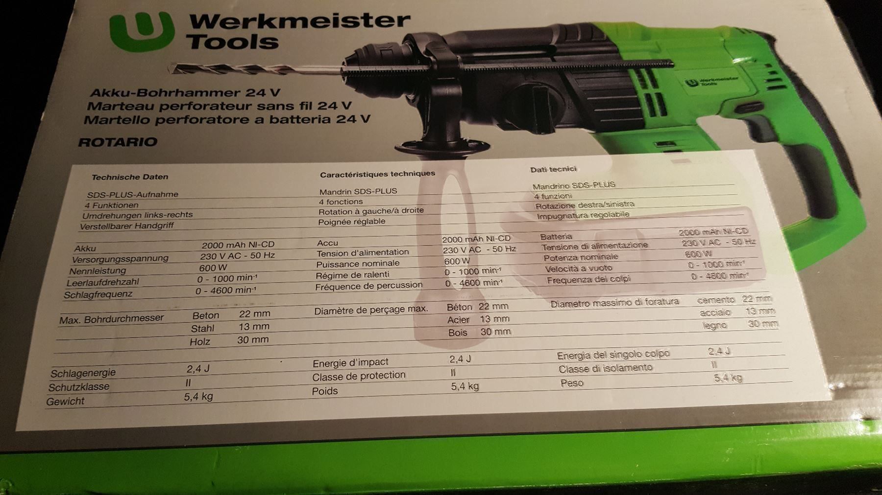 KS Tools Alle Werkzeuge: Akku Bohrhammet 24V – Neu und originalverpackt aus Erstfeld von Gina033 8